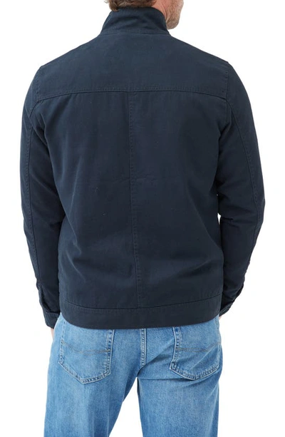 Rodd & Gunn Armitage Cotton Twill Harrington Jacket In Navy