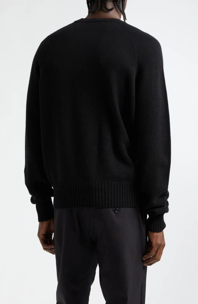 Shop Tom Ford Cashmere Crewneck Sweater In Black