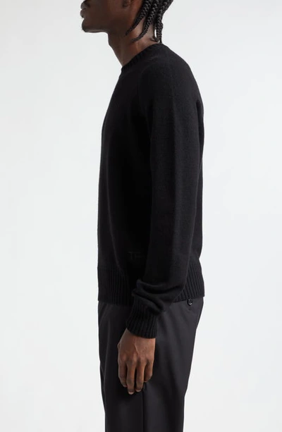 Shop Tom Ford Cashmere Crewneck Sweater In Black