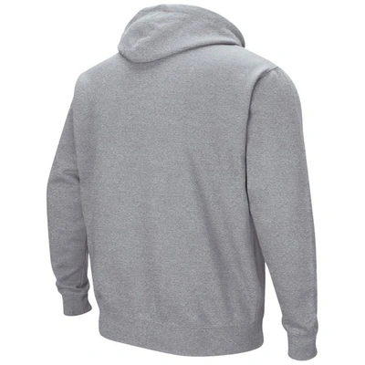Shop Colosseum Heathered Gray Idaho Vandals Arch And Logo Pullover Hoodie In Heather Gray