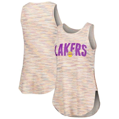 Shop Concepts Sport White Los Angeles Lakers Sunray Tank Top In Neutral