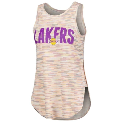 Shop Concepts Sport White Los Angeles Lakers Sunray Tank Top In Neutral