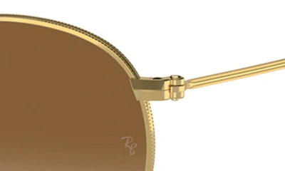 Ray Ban Legend Collection 47mm Round Sunglasses In Brown Gradient