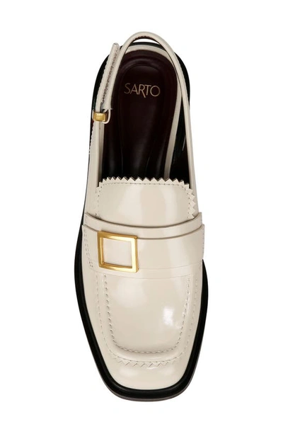 Shop Sarto By Franco Sarto Gianna Slingback Loafer In White