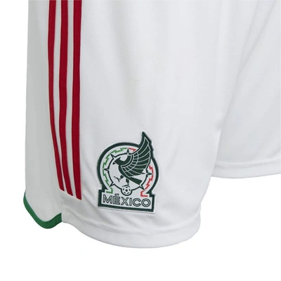 Shop Adidas Originals Adidas White Mexico National Team Aeroready Replica Shorts