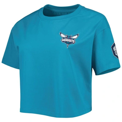 Shop Pro Standard Teal Charlotte Hornets Classics Boxy T-shirt