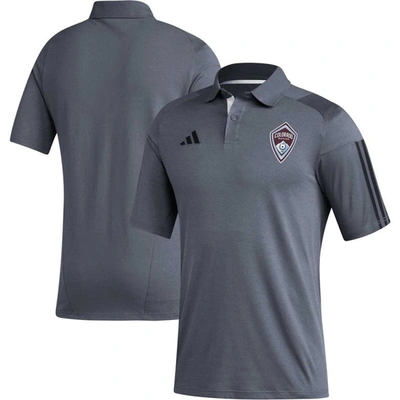 Shop Adidas Originals Adidas Gray Colorado Rapids 2023 On-field Training Polo