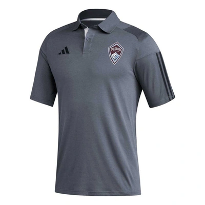 Shop Adidas Originals Adidas Gray Colorado Rapids 2023 On-field Training Polo