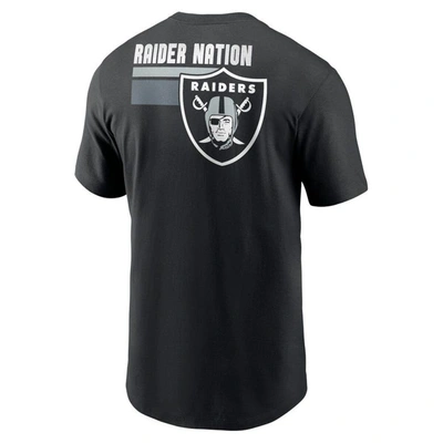 Shop Nike Black Las Vegas Raiders Blitz Essential T-shirt