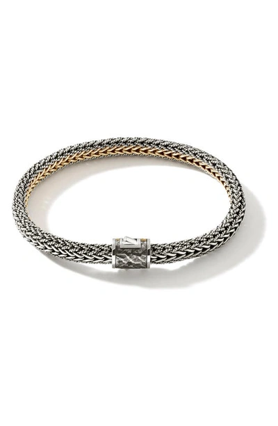 John Hardy Classic Chain Reversible Bracelet In Silver