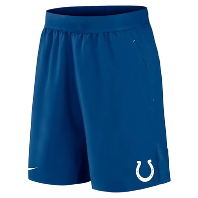 Shop Nike Royal Indianapolis Colts Stretch Woven Shorts