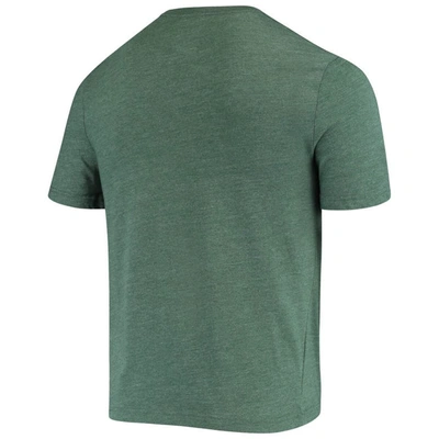Shop Fanatics Branded Green Oakland Athletics Weathered Official Logo Tri-blend T-shirt