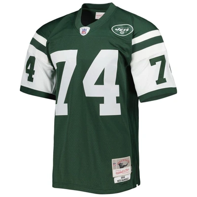 Shop Mitchell & Ness Nick Mangold Green New York Jets Legacy Replica Jersey