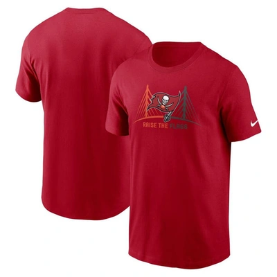 Shop Nike Red Tampa Bay Buccaneers Essential Local Phrase T-shirt
