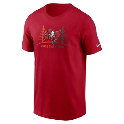 Shop Nike Red Tampa Bay Buccaneers Essential Local Phrase T-shirt