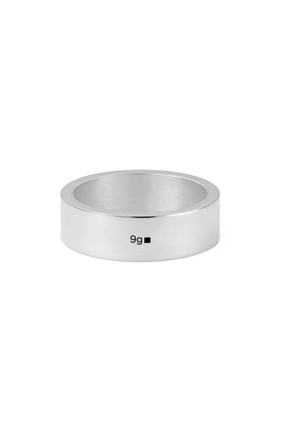 Shop Le Gramme Ribbon 9g Sterling Silver Band Ring