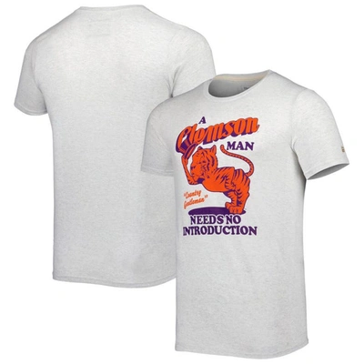 Shop Homefield Ash Clemson Tigers Vintage T-shirt