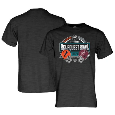 Shop Blue 84 Heather Charcoal Illinois Fighting Illini Vs. Mississippi State Bulldogs 2023 Reliaquest Bow