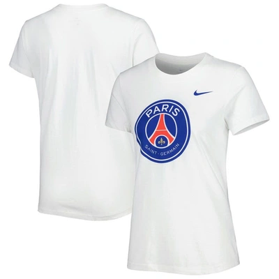 Shop Nike White Paris Saint-germain Club Crest T-shirt