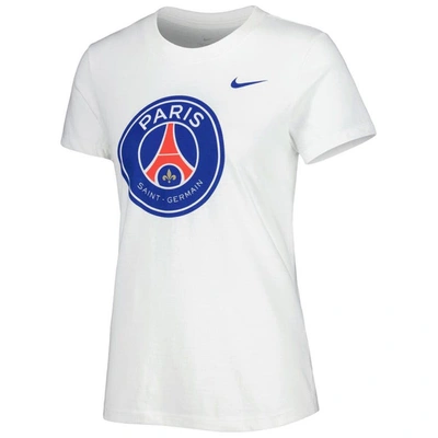 Shop Nike White Paris Saint-germain Club Crest T-shirt