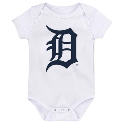Shop Outerstuff Newborn & Infant Orange/navy/white Detroit Tigers Minor League Player Three-pack Bodysuit Set