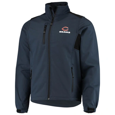 Shop Dunbrooke Navy Chicago Bears Circle Softshell Fleece Full-zip Jacket