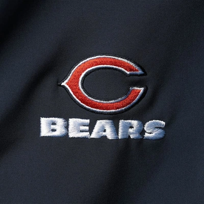 Dunbrooke Navy Chicago Bears Circle Softshell Fleece Full-zip Jacket In Navy