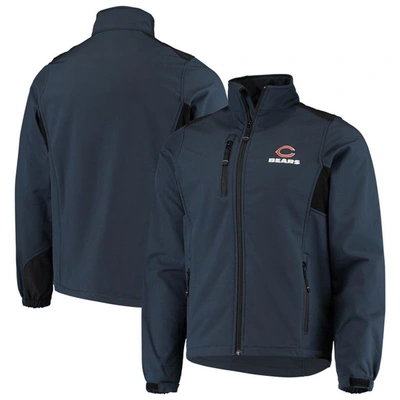 Shop Dunbrooke Navy Chicago Bears Circle Softshell Fleece Full-zip Jacket