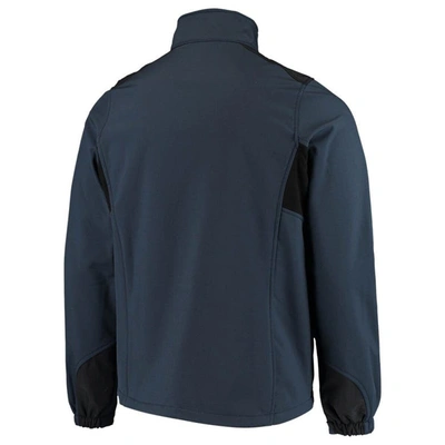 Shop Dunbrooke Navy Chicago Bears Circle Softshell Fleece Full-zip Jacket