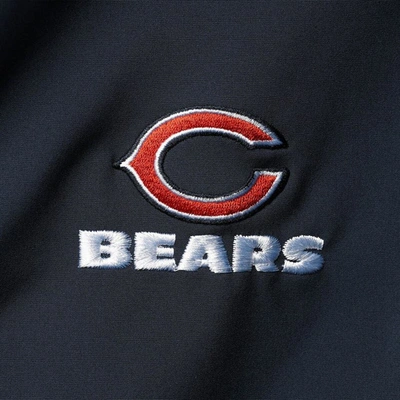 Dunbrooke Navy Chicago Bears Circle Softshell Fleece Full-zip Jacket In Navy