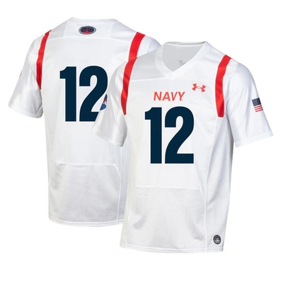 Shop Under Armour White Navy Midshipmen 2022 Special Games Replica Jersey