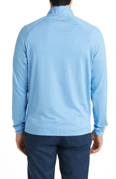 Shop Johnnie-o Freeborne Prep-formance Quarter Zip Pullover In Maliblu