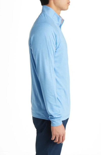 Shop Johnnie-o Freeborne Prep-formance Quarter Zip Pullover In Maliblu