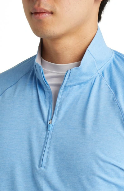 Shop Johnnie-o Freeborne Prep-formance Quarter Zip Pullover In Maliblu