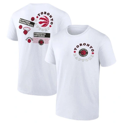Shop Fanatics Branded White Toronto Raptors Street Collective T-shirt