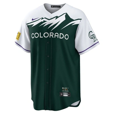 Shop Nike Charlie Blackmon Green Colorado Rockies City Connect Replica Player Jersey In White