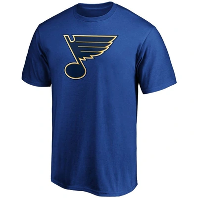 Shop Fanatics Branded Blue St. Louis Blues Team Primary Logo T-shirt