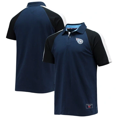 Shop Tommy Hilfiger Navy/white Tennessee Titans Holden Raglan Polo