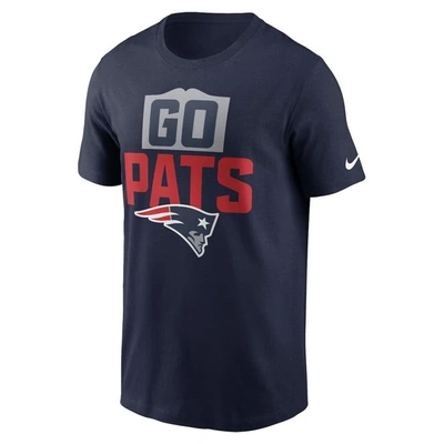 Shop Nike Navy New England Patriots Local Essential T-shirt