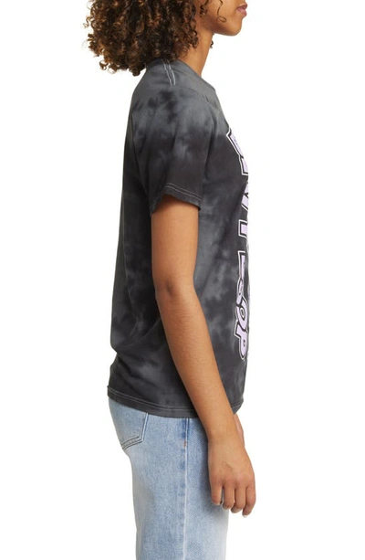 Shop Philcos Betty Boop Tie Dye Cotton Graphic T-shirt In Black Wash