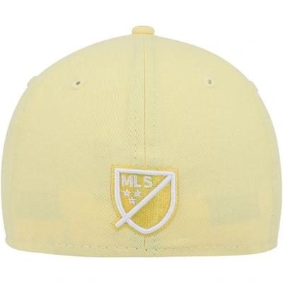 Shop New Era Yellow Nashville Sc Pastel Pack 59fifty Fitted Hat