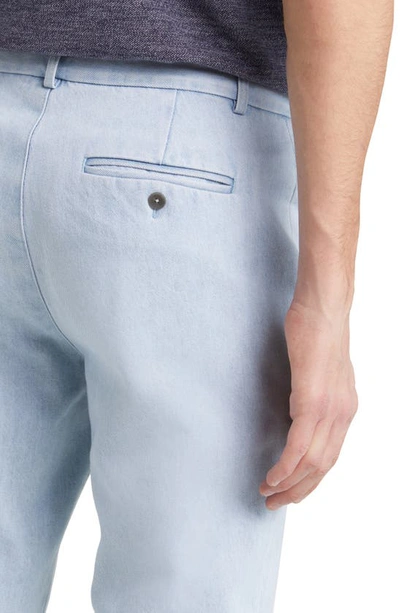 Shop Atm Anthony Thomas Melillo Slim Fit Washed Denim Pants In Light Denim