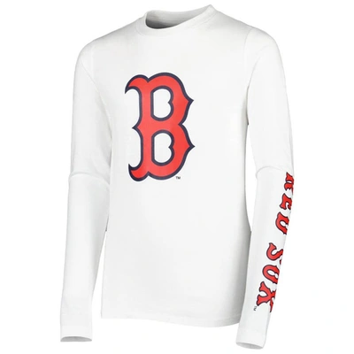 Shop Stitches Youth  Navy/white Boston Red Sox Combo T-shirt Set