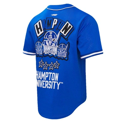 Shop Pro Standard Royal Hampton Pirates Homecoming Mesh Button-down Shirt