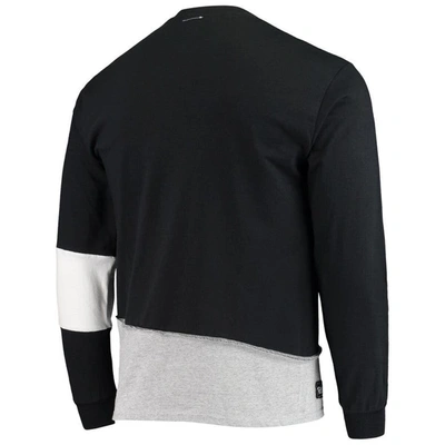 Shop Refried Apparel Black Atlanta Falcons Sustainable Angle Long Sleeve T-shirt