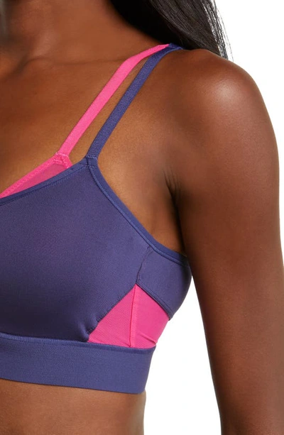 Natori Gravity Contour Underwire Sports Bra In Twilight/bright Blush
