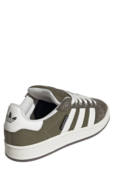 Shop Adidas Originals Campus 00s Sneaker In Olive/ White/ Shadow Olive