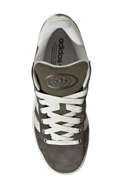Shop Adidas Originals Campus 00s Sneaker In Olive/ White/ Shadow Olive