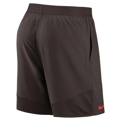 Shop Nike Brown Cleveland Browns Stretch Woven Shorts