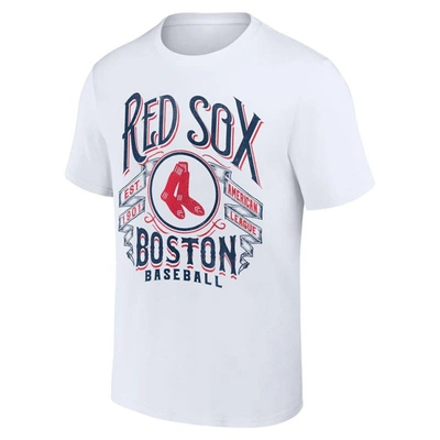 Shop Darius Rucker Collection By Fanatics White Boston Red Sox Distressed Rock T-shirt